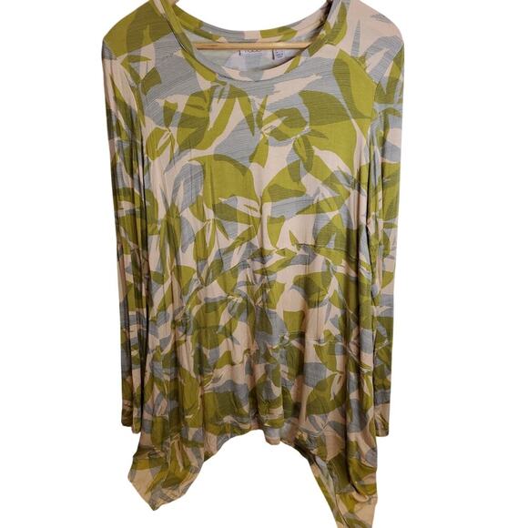 Logo Lori Goldstein longline pattern top medium - Picture 1 of 7